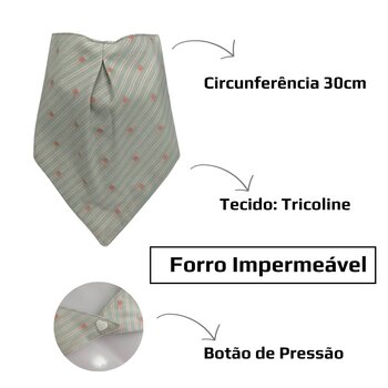 Babador Impermeável Tricoline Camisaria