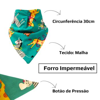 Babador Impermeável Malha Safari Verde