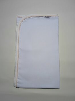 Flanela Lisa 75x75  Acabamento Víes e pompom