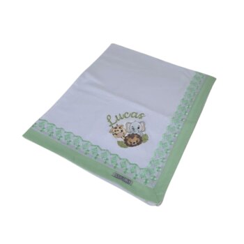 Cueiro Campo Mitrado 90x75 Bordado Personalizado