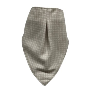 Babador Impermeável Bege Poá